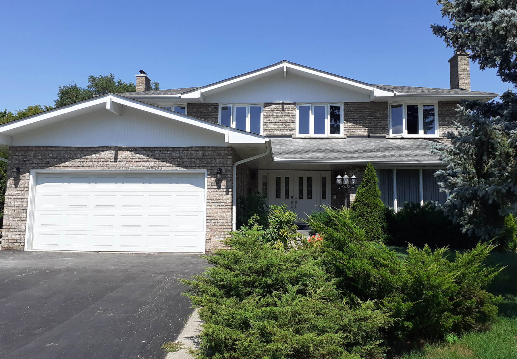 A house and garage